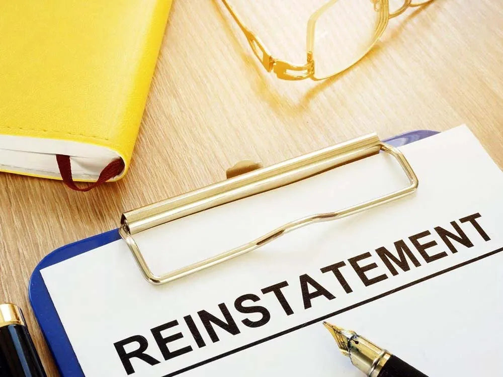 Seller Reinstatement